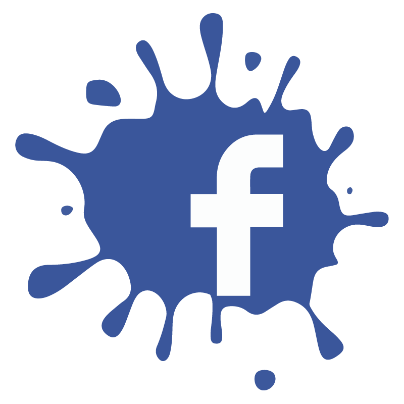 800x800 Facebook F Splat Splash Icon Logo Vector Free Vector Silhouette
