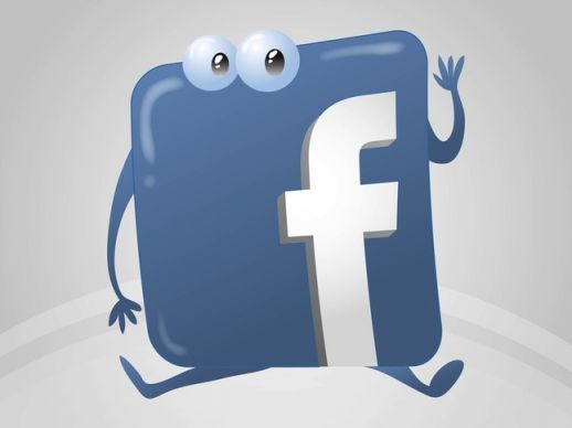 518x388 Facebook Logo Cartoon Vector