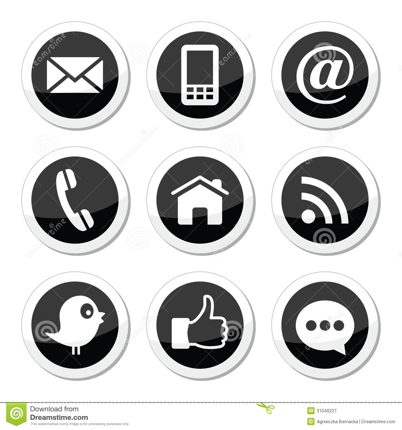 1300x1390 Facebook Icon Black White