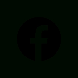 256x256 Facebook Icon Png Black Circle