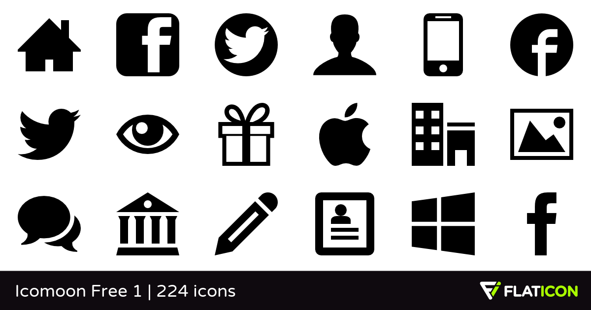 1200x630 Icomoon Free 1 +220 Free Icons (Svg, Eps, Psd, Png Files)