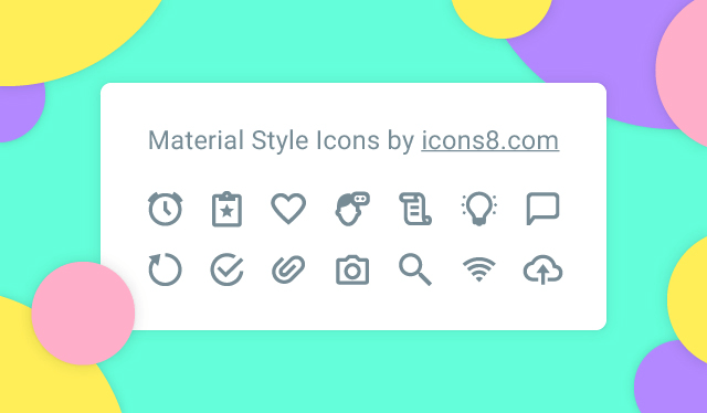 640x374 Material Design Icons