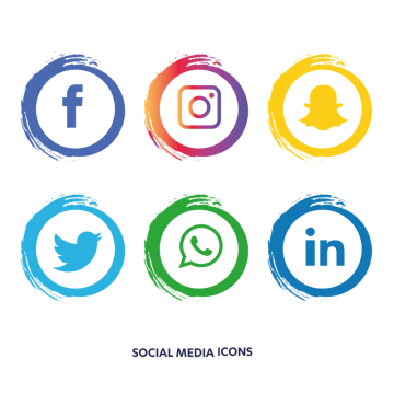 360x360 Social Media Icons Png, Vectors, Psd, And Clipart For Free