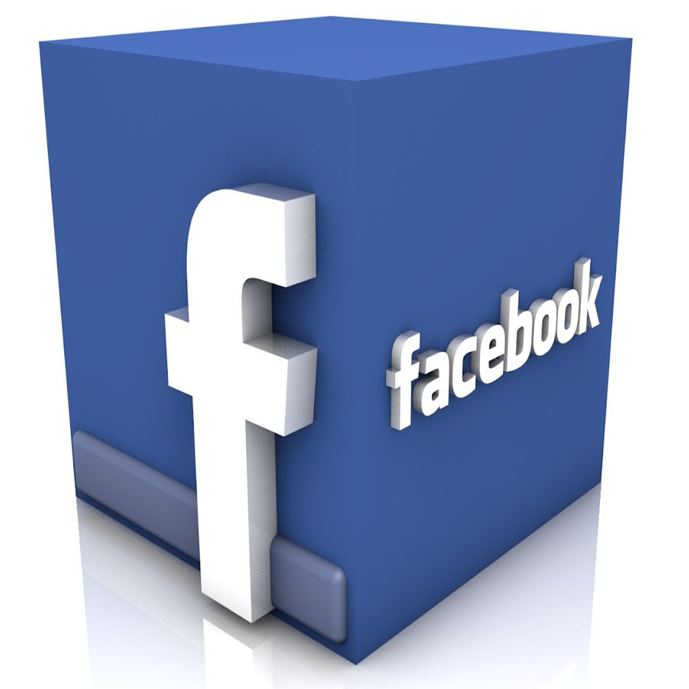 1000x1000 3d Facebook Logo