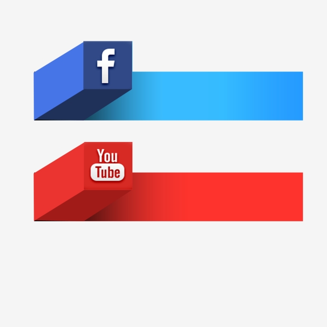 640x640 Social Media Youtube Facebook Video Ribbon, Png, Text Box, Banner