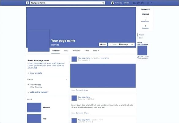 585x402 Template Free Word Format Download Templates Facebook Vector