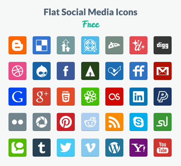 600x550 Facebook Vector Icons Free Flat Social Media Icons Png Amp Psd
