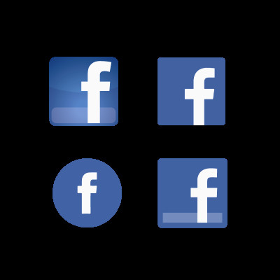 400x400 Facebook Vector Luxury Logo Vector Black And White Vector Logo