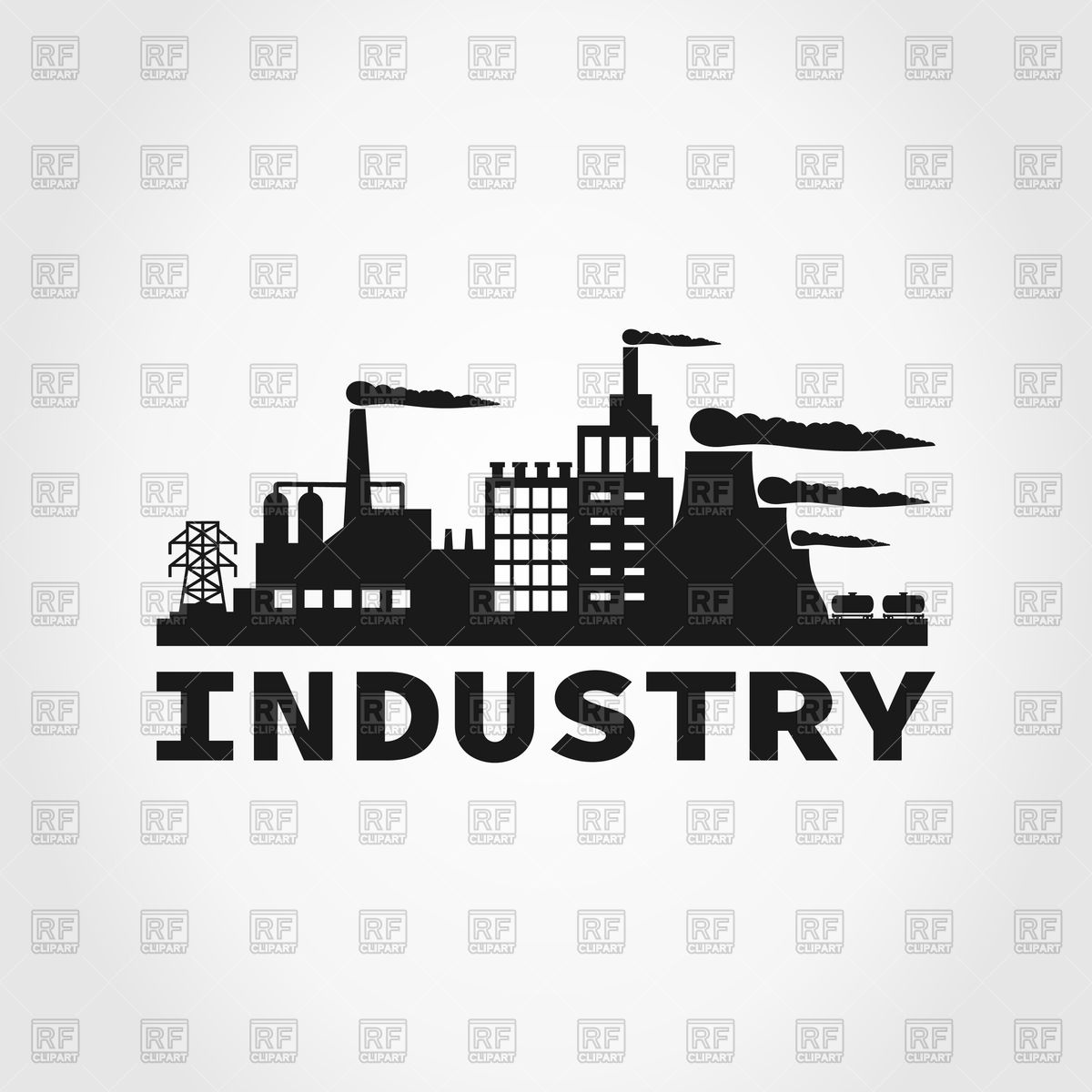 1200x1200 Factory Icon Vector Image Vector Artwork Of Architecture