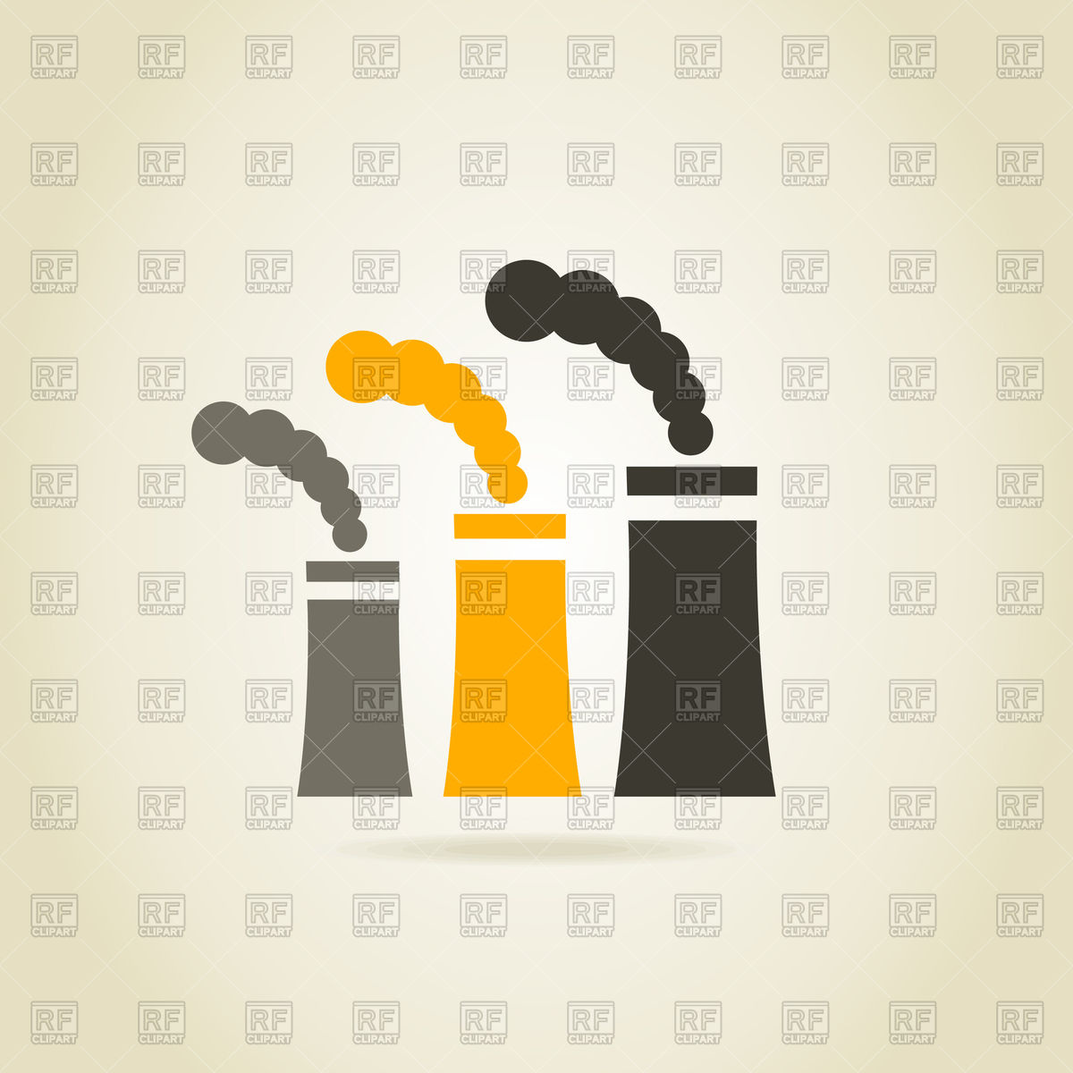 1200x1200 Smoke From Pipes Of Factory