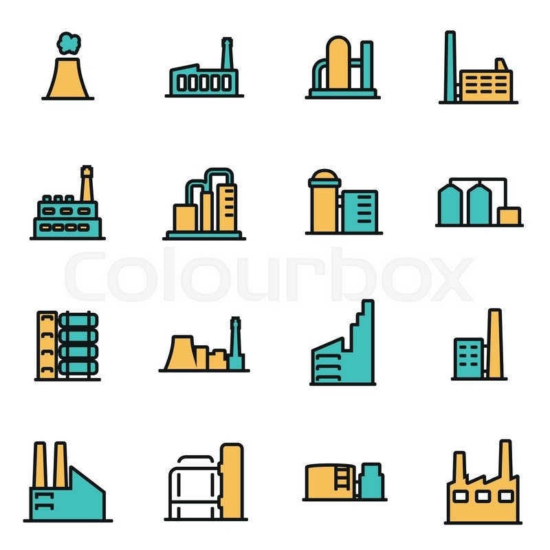 800x800 Trendy Flat Line Icon Pack For Designers And Developers. Vector