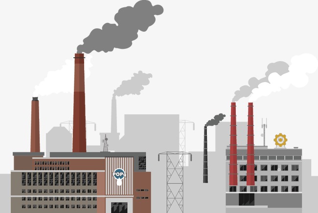 650x436 Vector Creative Design Large Factory Building Icon, Creative