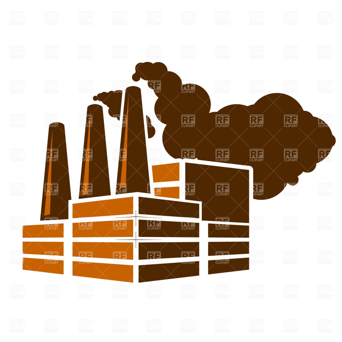 1200x1200 Factory Smoke Vector Image Vector Artwork Of Technology Prague