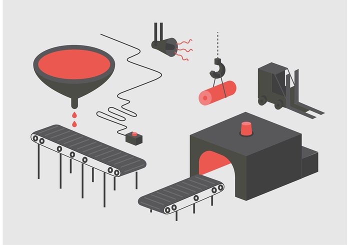 700x490 Factory Vector Illustration