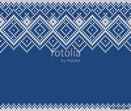 500x422 Sweater Fairisle Design. Seamless Knitting Pattern Stock Image