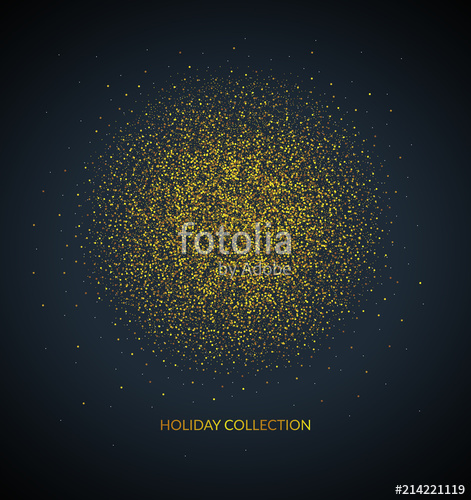 471x500 Abstract Dark Blue Vector Background With Golden Dots Isolated On