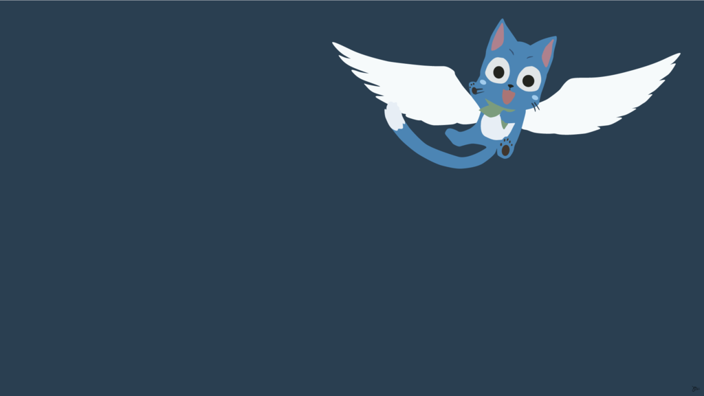 1024x576 Happy {Fairy Tail} Vector By Greenmapple17