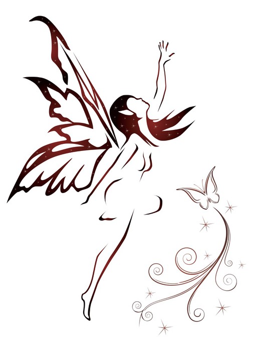 525x700 Abstract Fairy Vector Sticker We Live To Change