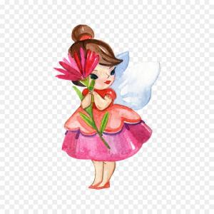 300x300 Png Disney Fairies Fairy Watercolor Painting Cartoon V Shopatcloth