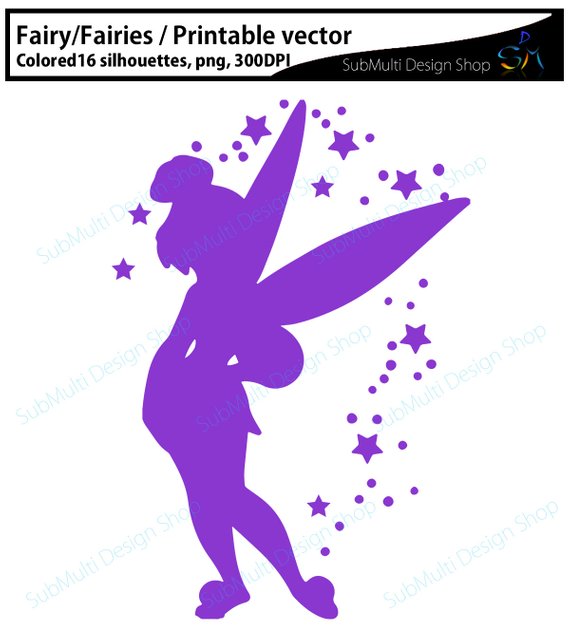 570x640 Fairy Silhouette Fairies Fairy Svg Eps Png Dxf Etsy
