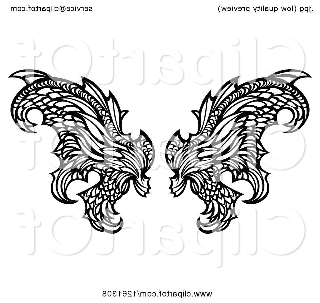 1080x1024 Unique Clipart Of Black And White Fairy Wings Royalty Free Vector