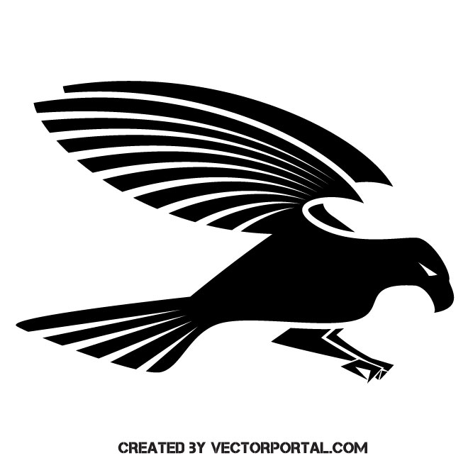 660x660 Falcon Vector Silhouette