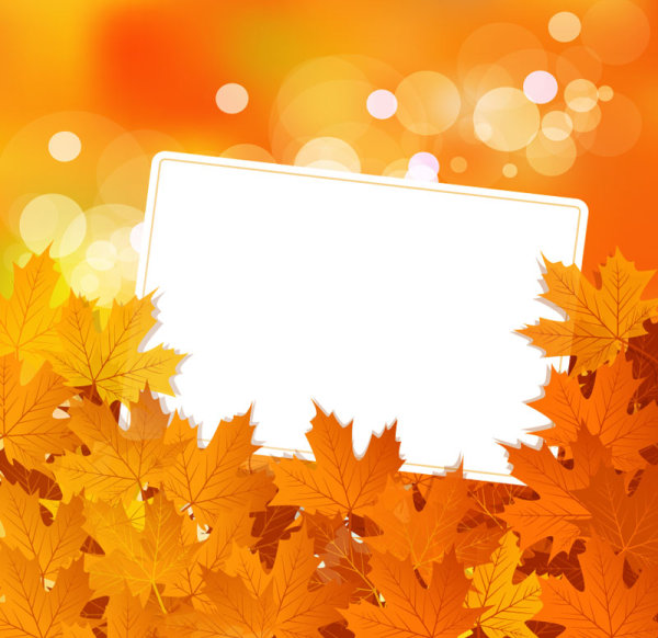 600x582 Fall Of Maple Leaf Elements Background Vector 07 Free Download