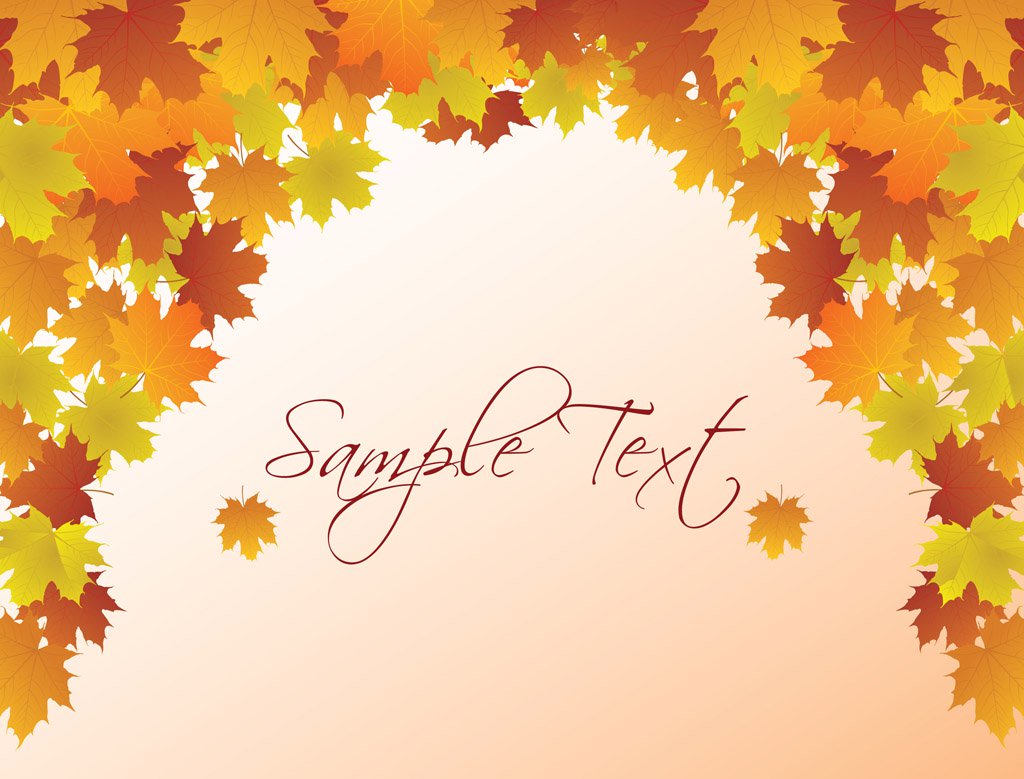 1024x779 Autumn Vector Background Vector Art Amp Graphics