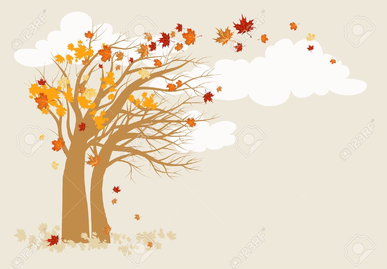 1300x904 Fall Tree Backdrop Clipart
