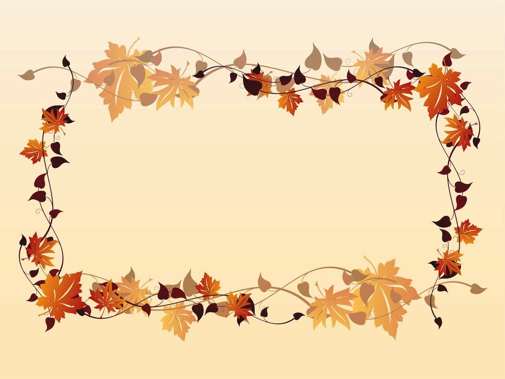 1024x768 Fall Frame Vector Art Amp Graphics