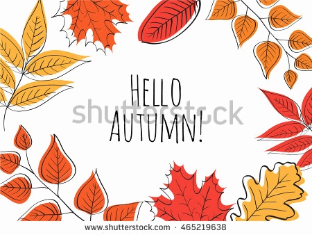 450x338 Fall Leaf Outline Clip Art New Fall And Autumn Card Vector