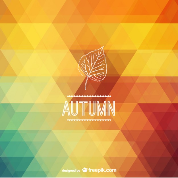 626x626 Autumn Polygonal Background Vector Free Vector Download In .ai