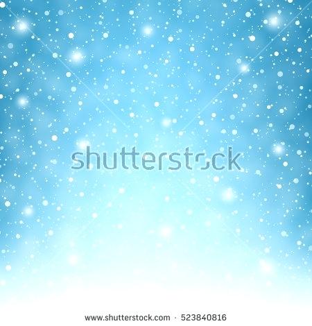 450x470 Snowflakes Light Flying Snowflakes On A Light Blue Background