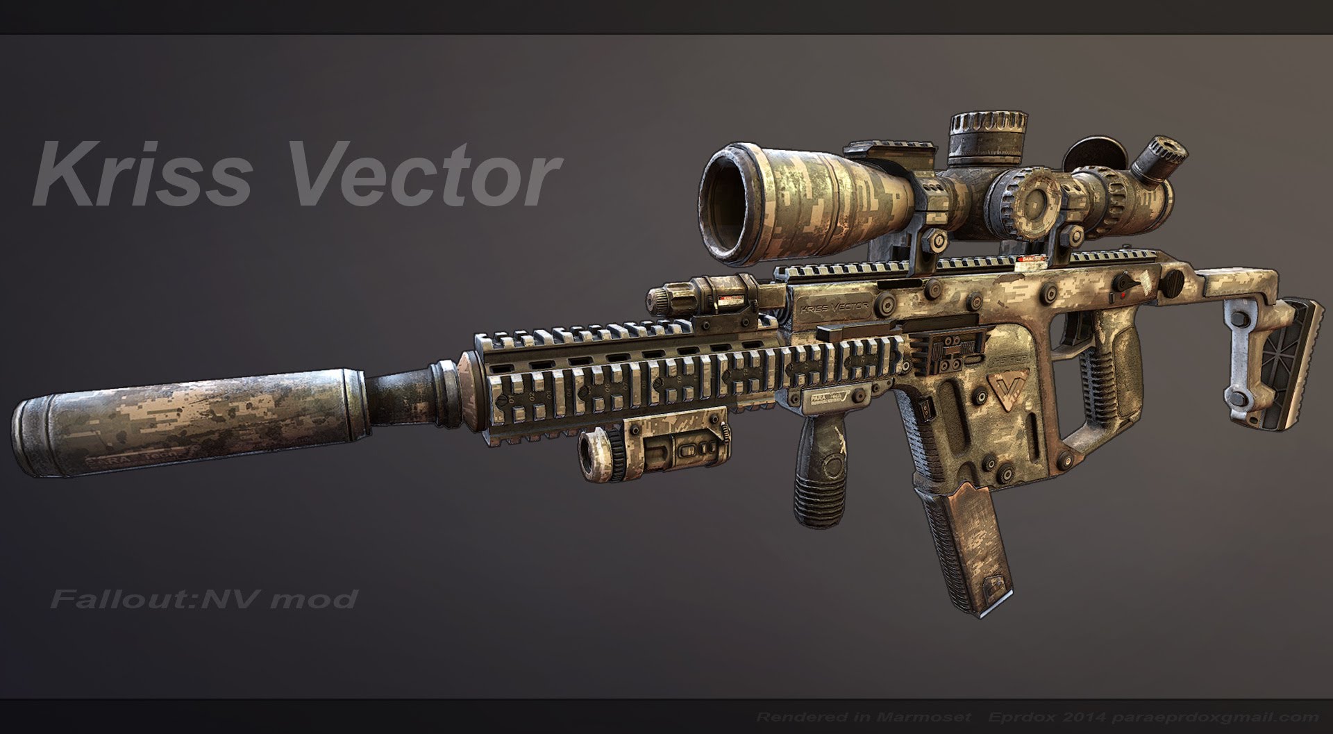 1920x1057 Fallout New Vegas Mod Kriss Vector