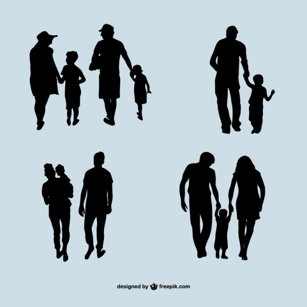 626x626 Silueta Familia Vectors, Photos And Psd Files Free Download