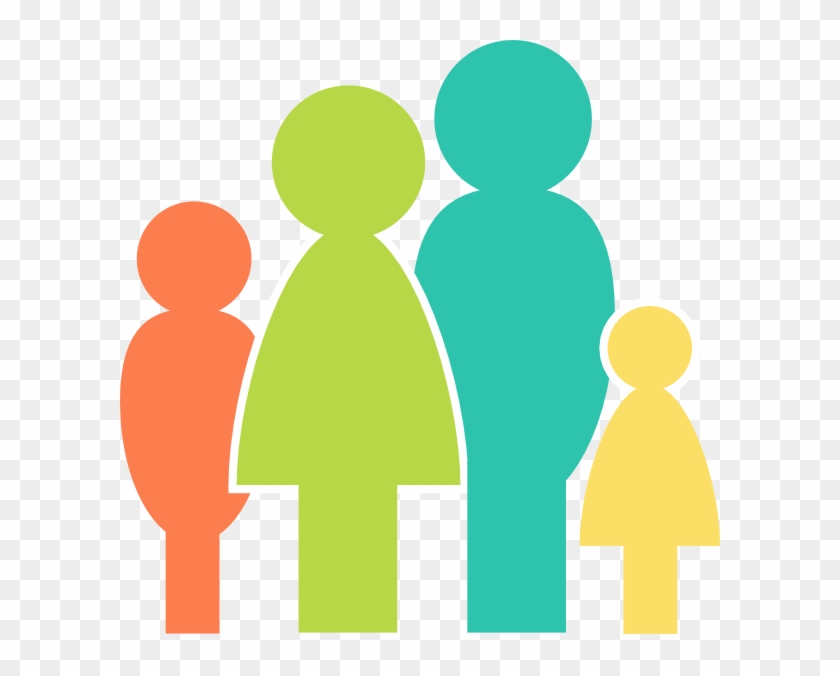 840x676 Multicolor Family Clip Art At Clker