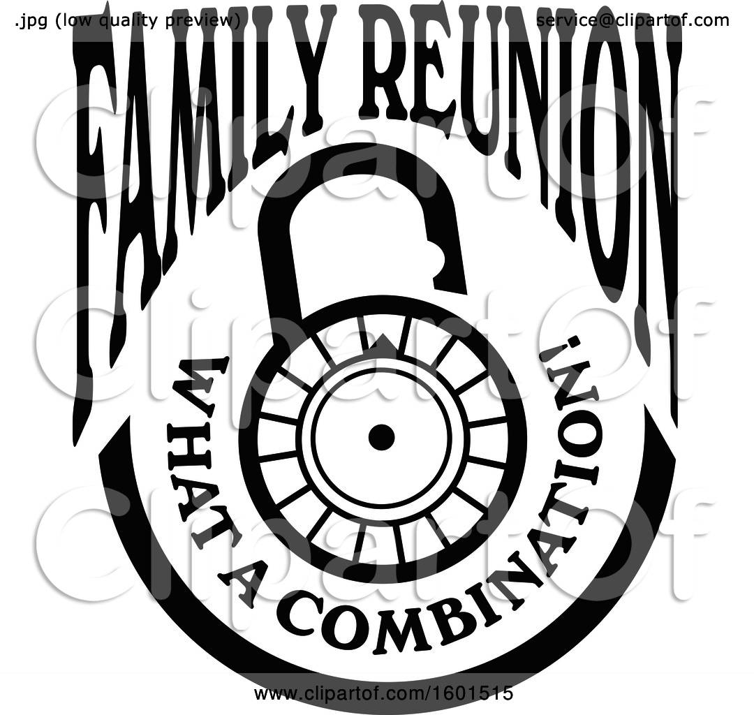 1080x1024 Clipart Of A Black And White Family Reunion What A Combination