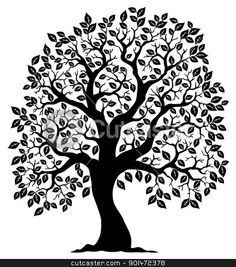 236x267 Family Tree Silhouette Clipart