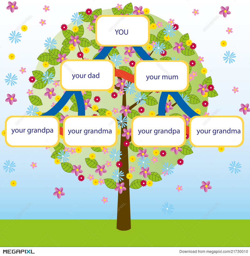 Family Tree Vector Free Download At Getdrawings 