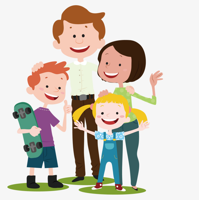 650x651 Vector Cartoon Family, Vector, Cartoon, Flat Png And Vector For
