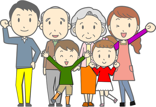500x345 Happy Family Vector Clip Art Public Domain Vectors