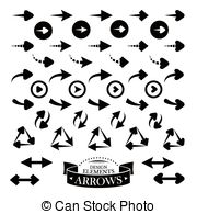 180x195 Set Of 11 Different Arrow Vectors. This Vector Set Features Every