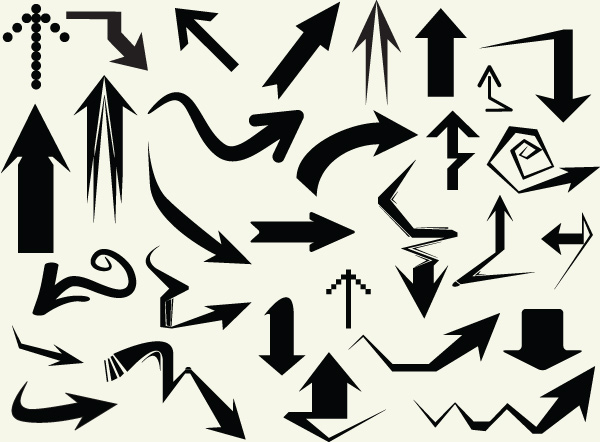 600x442 Arrows Pack 182 Vectors + 182 Brushes Media Militia