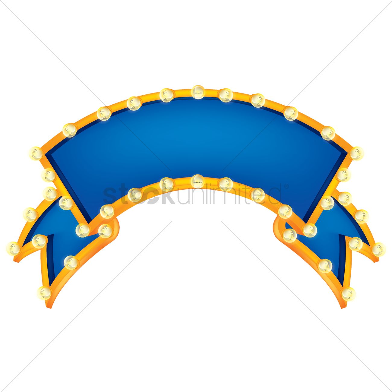 1300x1300 Fancy Banner Vector Image