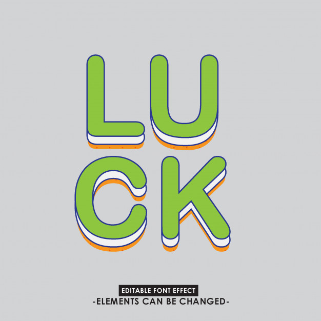 626x626 Fancy Font Effect For Sticker Or Banner Vector Premium Download