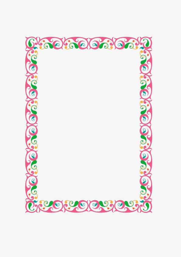 595x842 Fancy Borders, Frame, Lace, Vector Png And Vector For Free Download