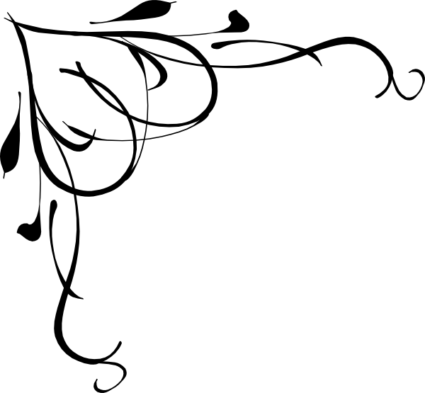 600x555 Fancy Borders Clip Art Scrolling Border Clip Art