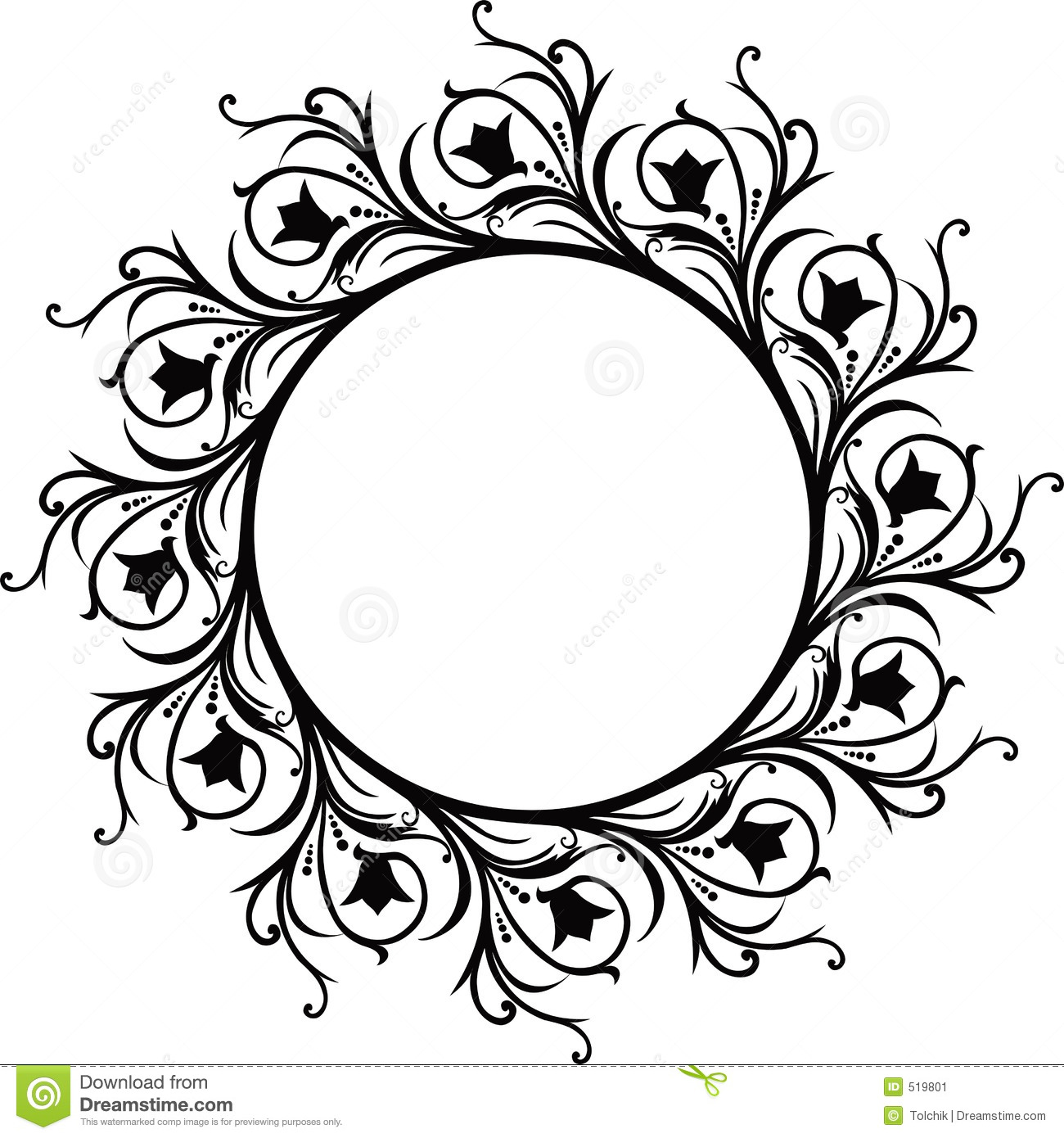 1300x1390 Fancy Frame Vector Decorative Clipart