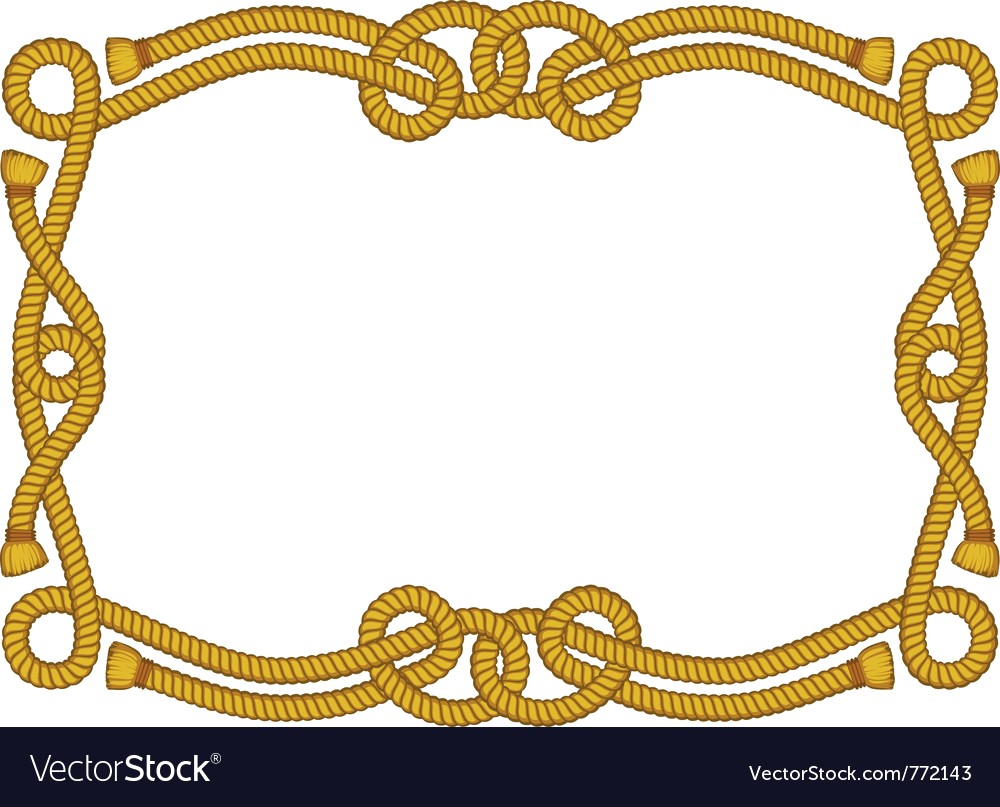 1000x807 Fancy Rope Frame Vector 772143 19