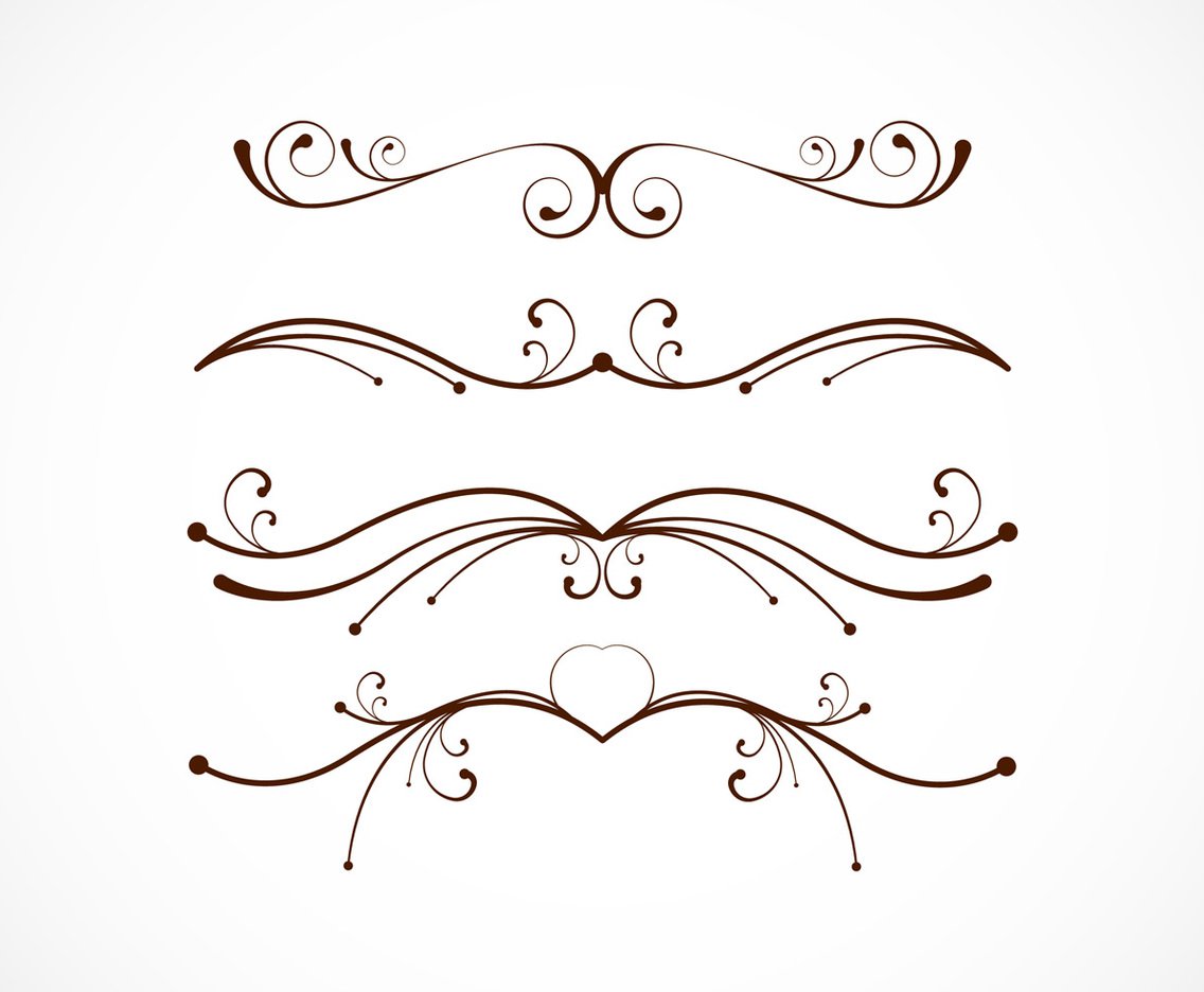 1136x936 Fancy Floral Line Vectors Vector Art Amp Graphics